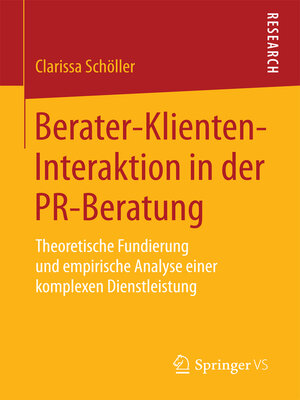 cover image of Berater-Klienten-Interaktion in der PR-Beratung